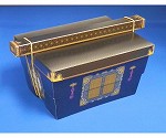 紙ボックス 二段弁当 こと弁（かご）1箱（25枚×6袋入）　52-40