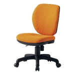 オフィスチェア（回転椅子）オレンジ　UTEL701
