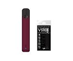 電子タバコ　V　STICK（ヴイスティック）　スターターセット　ワインレッド　SMV-60454