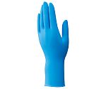 粉つきニトリル　極うす手袋　ブルー　2000枚入　L　NS-370