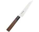 堺菊守（モリブデン鋼）和式 ウォールナット柄 切付ペティーナイフ 15cm　8501000