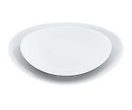 磁器　中華・洋食兼用食器　白楕円皿　13cm　8179550