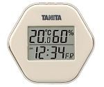 デジタル温湿度計　アイボリー　TT-573-IV