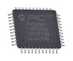 マイコン PIC32MX 32ビット RISC, 44-Pin TQFP 1セット（160個入）　PIC32MX170F256D-50I/PT