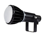 エコビックLED投光器100W 常設用 ワイド アース付 電線2m 本体黒、電球黒　ATL-E100J-WBK-50K