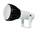 エコビックLED投光器100W 常設用 ワイド アース付 電線2m 本体白、電球黒　ATL-E100J-WW-50K