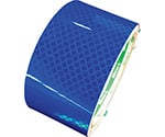 高輝度プリズム反射テープ 45mm×5m ブルー　HTP-45B
