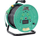 電工ドラム デジタルドラム 電圧電流メーター付 漏電保護専用ブレーカ付 30m　NPDM-EB34