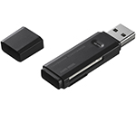 USB2.0カードリーダー　ブラック　ADR-MSDU2BK