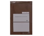 ユニパック（茶遮光）Hサイズ（幅170×チャック下240mm）1000枚入　75118-008 H