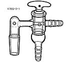 アダプター （真空三方コック付）　V76Q-3-1