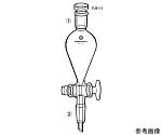 接続型分液ロート（スキーブ型）　FU81-2-2