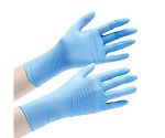 ニトリル手袋 加硫促進剤不使用 ベルテ722 SS ブルー パウダーフリー 100枚入　VERTE-722-SS
