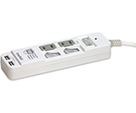 火災防止 USB給電機能付マルチタップ「Unitap　Safe」　PPS-UTAPS2
