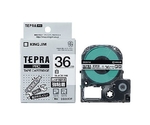36mm テープカセット(強粘着/白･黒文字)　EA761DE-364