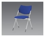 折畳み椅子(ﾌﾞﾙｰ)　EA956XE-40