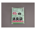650x800㎜/45L ごみ袋(緑透明/消臭/10枚)　EA995AD-373