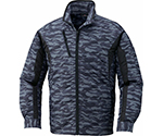 空調服長袖ジャケット　ブラックカモフラ　M　87060