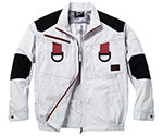 空調服長袖ブルゾン　シルバー　M　54100