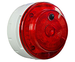 電池式LED多目的警報器　ニコUFOmyobo（赤）　盗難侵入　人感　VK10M-B04JR-TN