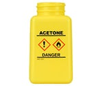 ボトルのみ　黄色　GHS表示　「ACETON」と印刷　35733