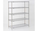 スーパーエレクター・シェルフ　W1212×D460×H2197mm（PA）　DB付　5段　MS1220PA2200W5