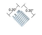 フラッシュナット　1/4-28　SST(10pk)　F-356X