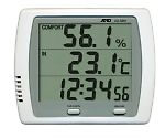 時計機能付き温湿度計　一般（ISO）校正付（検査成績書+トレサビリティ体系図）　AD5681-00A00