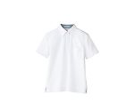 レディス吸水速乾ポロシャツ（チェック）　ホワイト　S　FB4017L-15 S