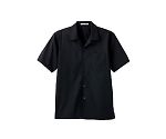 ブロードオープンカラー半袖シャツ　ブラック　L　FB4529U-16 L