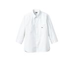 Leeユニセックス七分袖シャツ　ホワイト　XS　LCS49002-15 XS