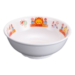 メラミンお子様食器　「みんなともだち。」　丼　YMD-1