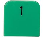 親子札 緑 1～50 1箱（50組入）　KF969-2A