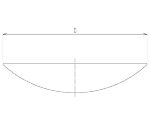 2-7642-03 石英時計皿 φ70mm 4507-003 【AXEL】 アズワン