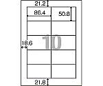 マルチプリンタラベル 10面四辺余白付 100枚　4210-2052