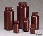 広口褐色軽量ボトル（HDPE） 125mL 1箱（72本入）　DS2185-0004