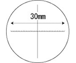 0.1mm目盛付 スケールルーペ 10倍 Pシリーズ クリアー光学 【AXEL