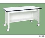 中量作業台（扇形支柱・移動式・三方パネル）　W1800×D750×H776mm　KF-69PRDW