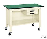 軽量一人用作業台移動式（改正RoHS10物質対応）　W1200×D600×H810mm　CPBE-126BI