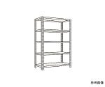 軽量開放型棚ボルトレス　100kg/段　高さ2100mm　5段タイプ　W1500×D600×H2100mm　KFF2545