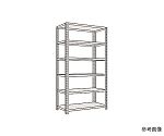 軽量開放型棚ボルトレス　100kg/段　高さ2100mm　6段タイプ　W1800×D600×H2100mm　KFF2746