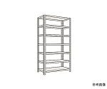 軽量開放型棚ボルトレス　100kg/段　高さ2400mm　7段タイプ　W1800×D300×H2400mm　KF3717