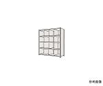 物品棚LJ型　120kg/段　高さ1500mm　5段タイプ　W1800×D300×H1500mm　LJ9715