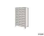 物品棚LEK型樹脂ボックス　100kg/段　高さ1800mm　12段タイプ　W875×D450×H1800mm　LEK1122-33T