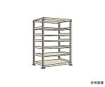 軽中量棚NDW型　150kg/段　単体　高さ2400mm　7段タイプ　W900×D600×H2400mm　NDW-3147