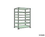 軽中量棚ND型　150kg/段　単体　高さ2400mm　7段タイプ　W1500×D300×H2400mm　ND-3517
