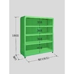 ラークラック　パネル付　150kg/段　単体　高さ1800mm　5段タイプ　W900×D300×H1800mm　PRLG-1115