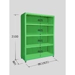 ラークラック　パネル付　150kg/段　単体　高さ2100mm　5段タイプ　W900×D300×H2100mm　PRLG-2115