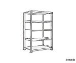 中軽量棚NEW型　200kg/段　単体　高さ1500mm　5段タイプ　W1200×D600×H1500mm　NEW-9345