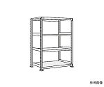 中軽量棚NEW型　200kg/段　単体　高さ1200mm　4段タイプ　W900×D300×H1200mm　NEW-8114